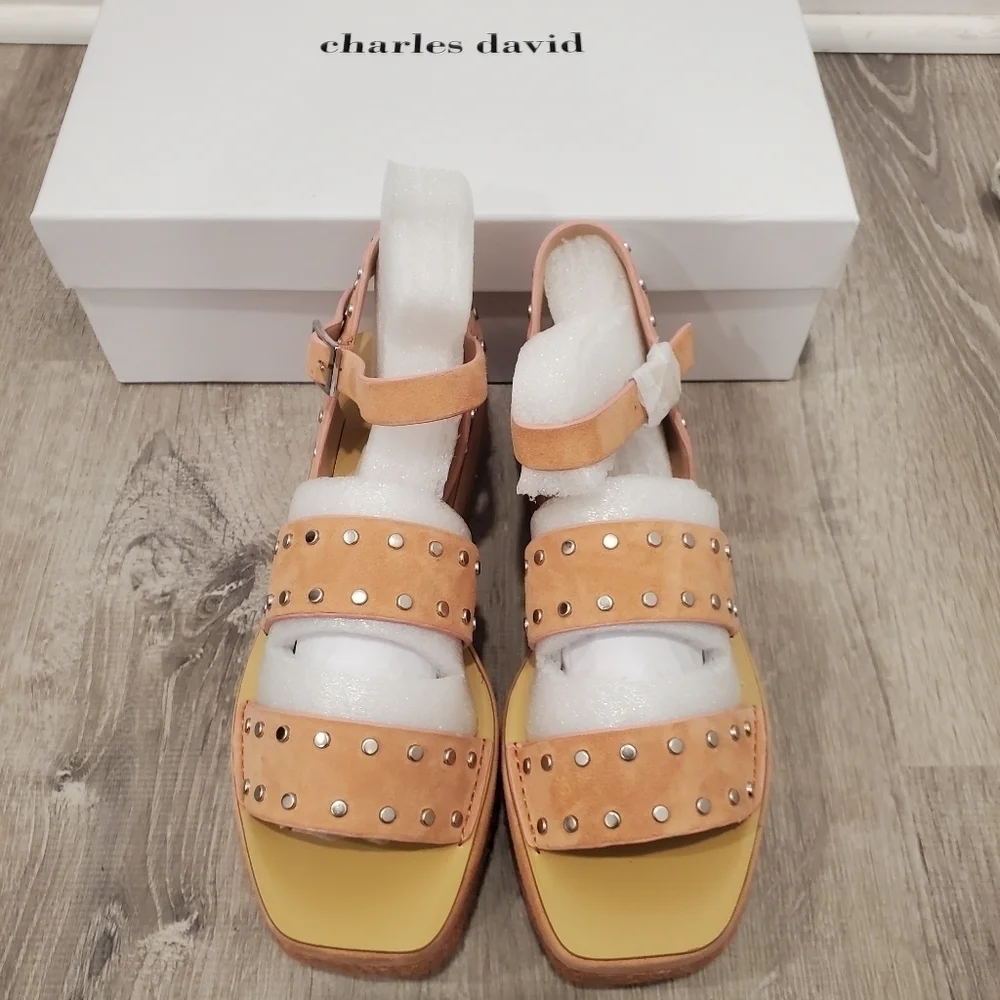 NEW Charles David Collection Madeira Pink Sandals